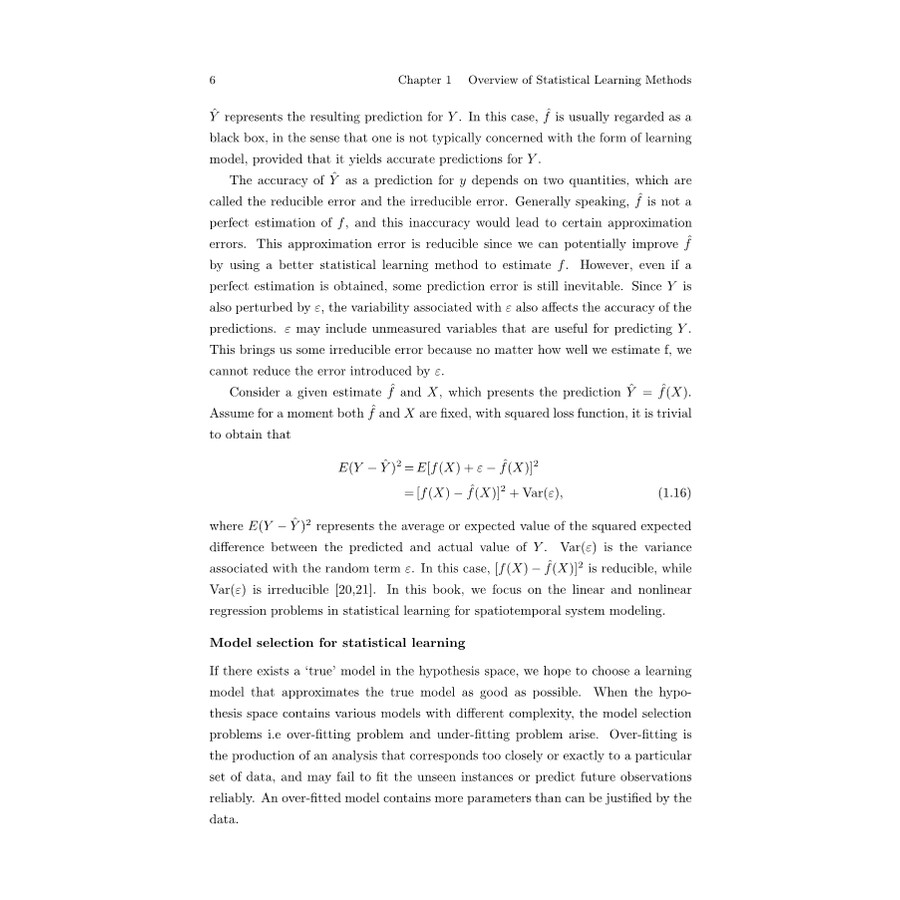 Sample pages of Modeling of Spatiotemporal Dynamical Systems Using Statistical Learning Approach (ISBN:9787030634658)