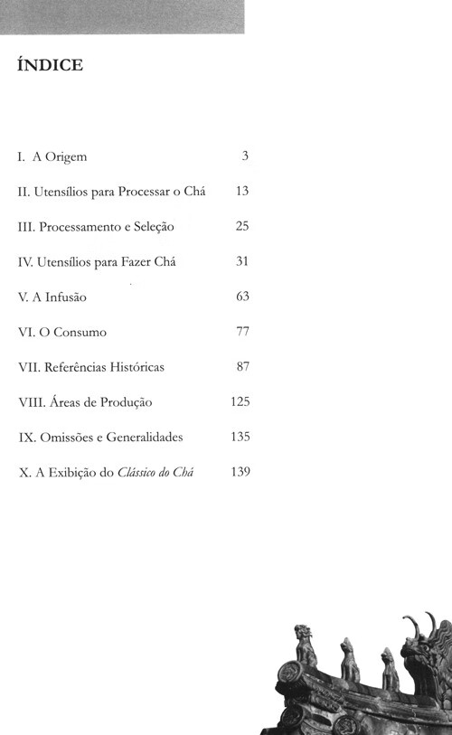 Table of contents: Classico Do Cha (ISBN:9787119125695)