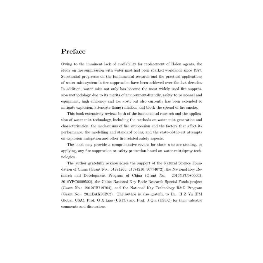 Sample pages of Water Mist (ISBN:9787030609762)