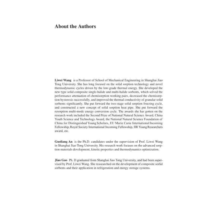 Sample pages of Property and Energy Conversion Technology of Solid Composite Sorbents (ISBN:9787030685810)