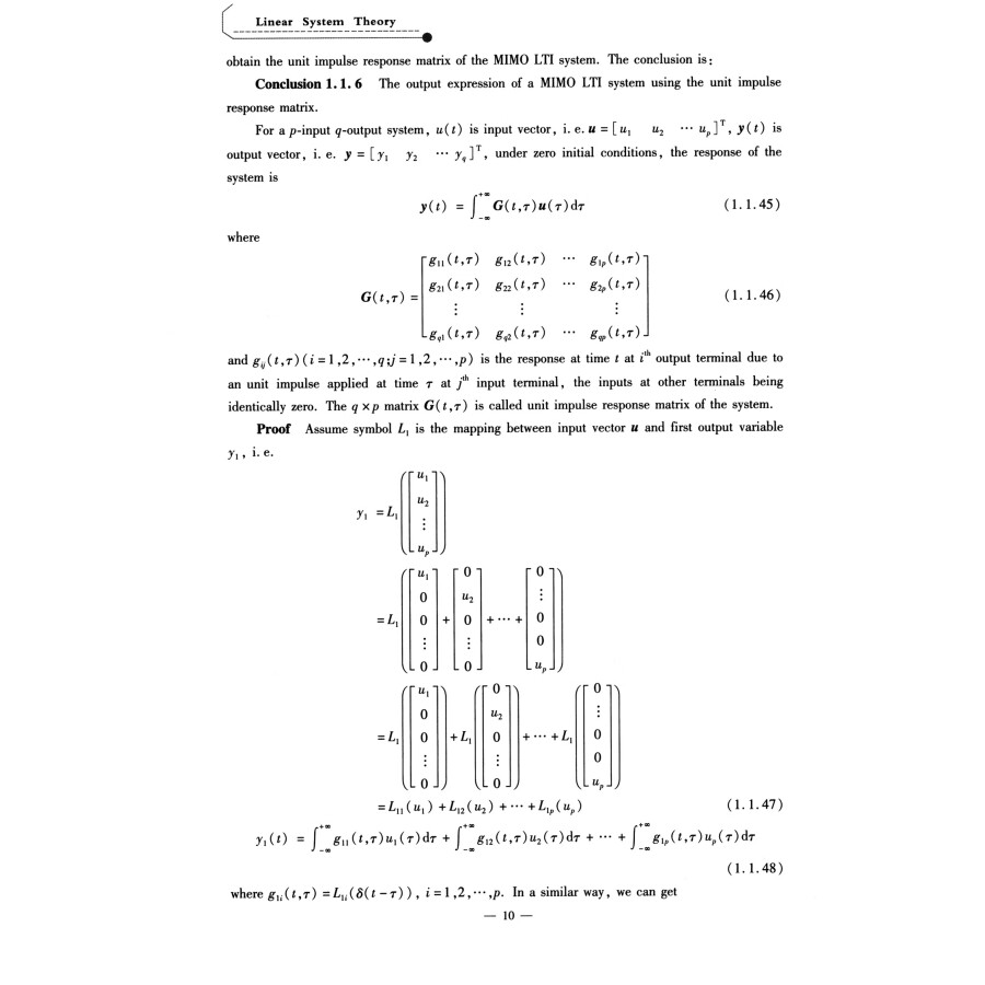 Sample pages of Linear System Theory (ISBN:9787566138897)
