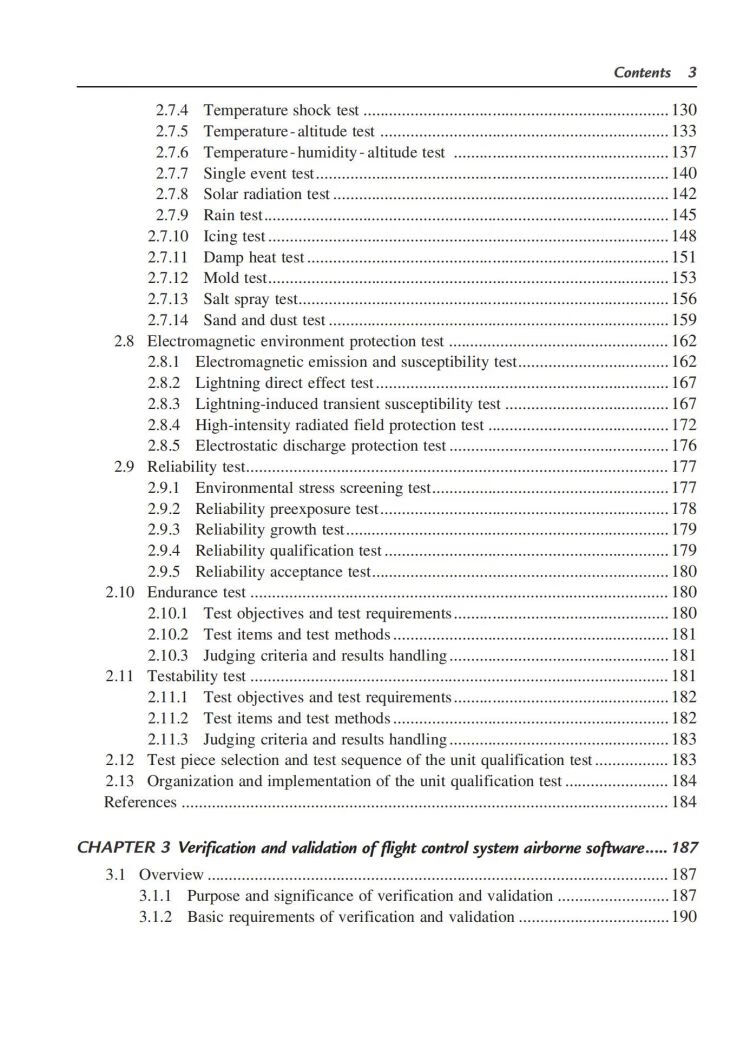 Table of contents: Test Techniques for Flight Control Systems of Large Transport Aircraft (ISBN:9787313241313)