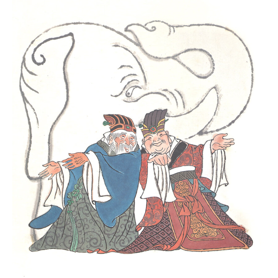 Sample pages of Illustrated Chinese Story: Cao Chong weighs an elephant (ISBN:9787505635913)
