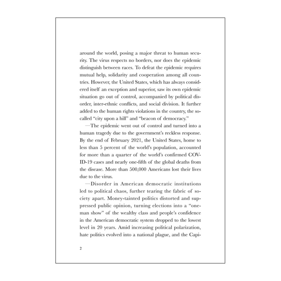 Sample pages of Human Rights Violations in the United States 2020 (ISBN:9787508546438)