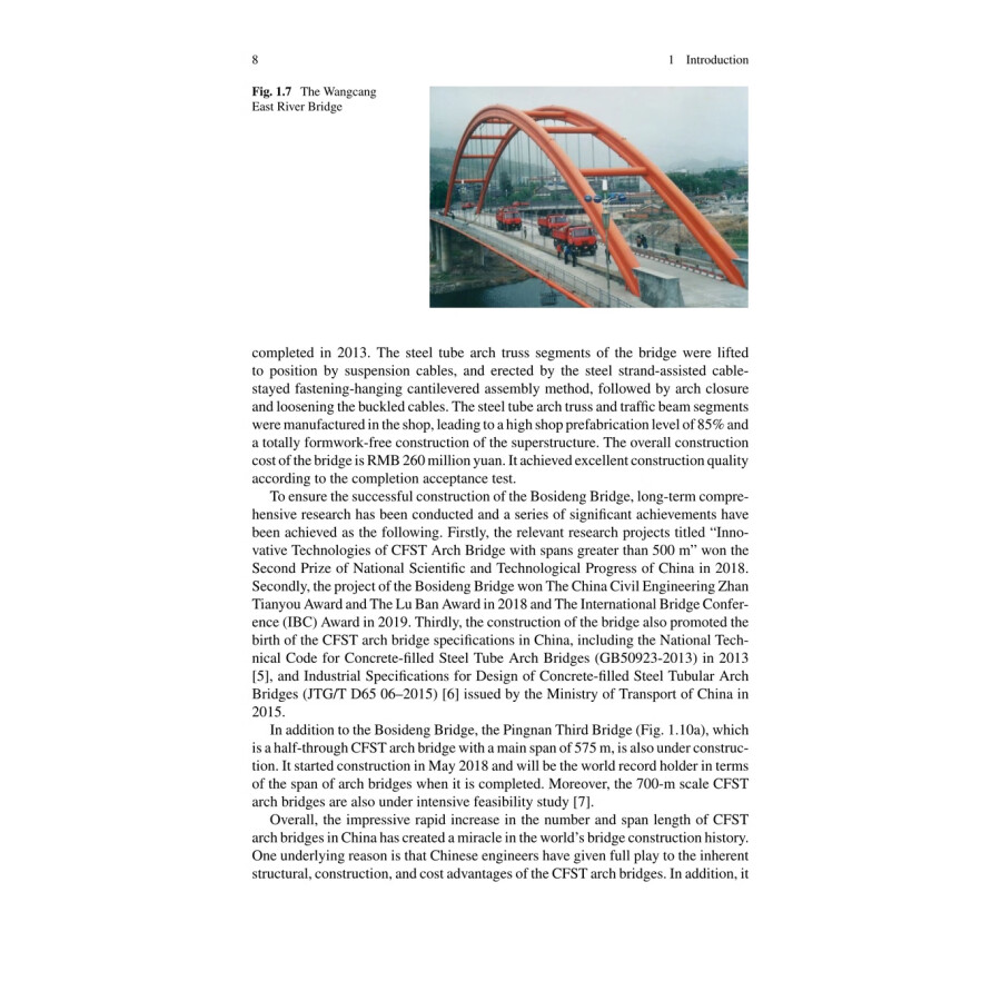 Sample pages of Innovative Technology for 500-meter Scale Concrete-Filled Steel Tubular Arch Bridge Construction (ISBN:9787547868645)