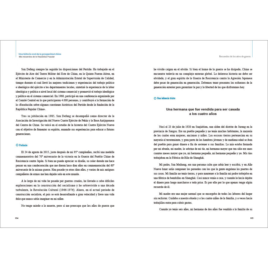 Sample pages of Una historia oral de la prosperidad china: Mis recuerdos de la Republica Popular (ISBN:9787508551579)