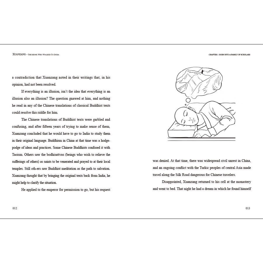 Sample pages of Xuanzang: The Monk Who Walked to India (ISBN:9787508553818)