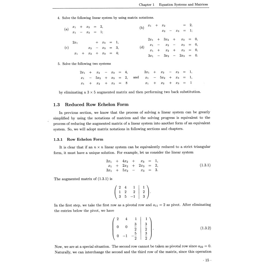 Sample pages of Linear Algebra (ISBN:9787563554607)