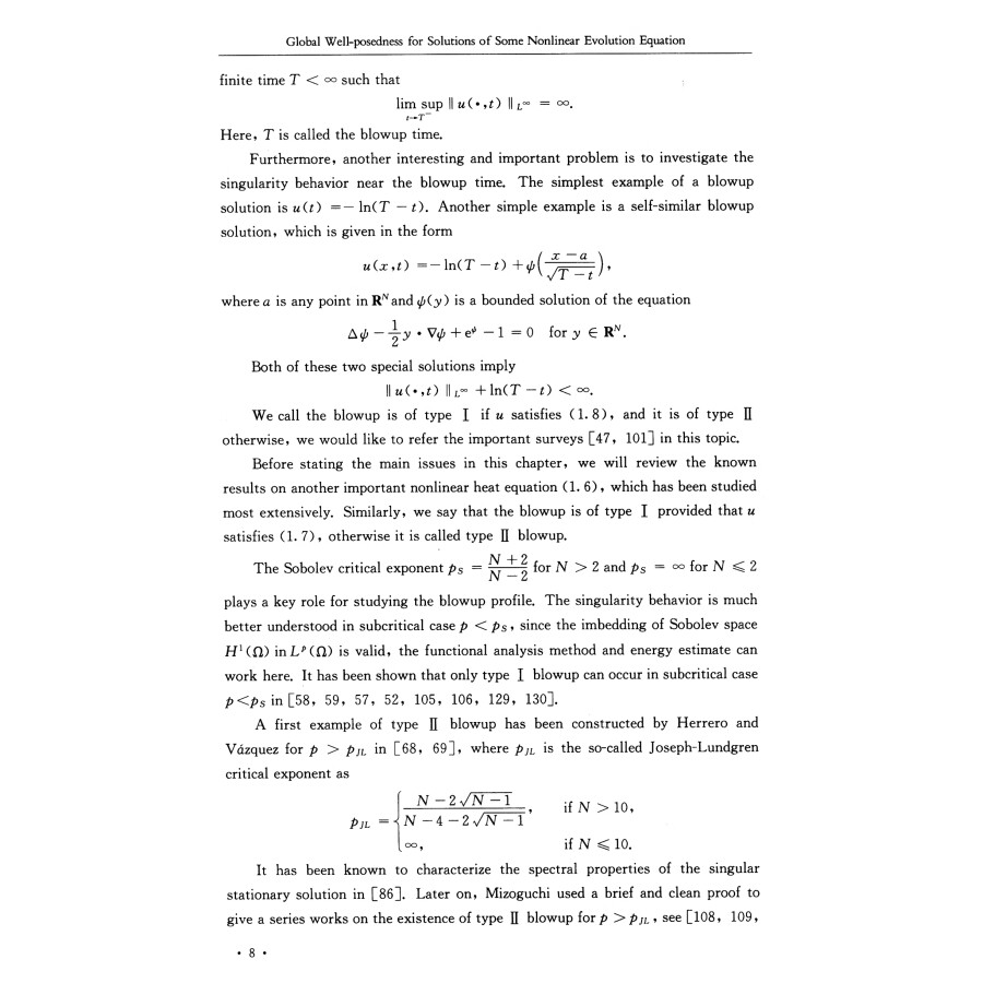 Sample pages of Global Well-posedness for Solutions of Some Nonlinear Evolution Equation (ISBN:9787569038507)