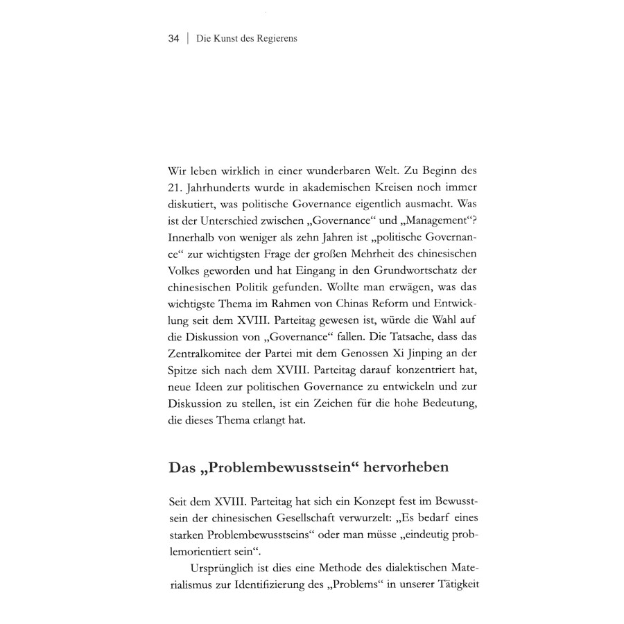 Sample pages of Die Kunst Des Regierens: Ein Wichtiges Thema Chinas (ISBN:9787119119847)