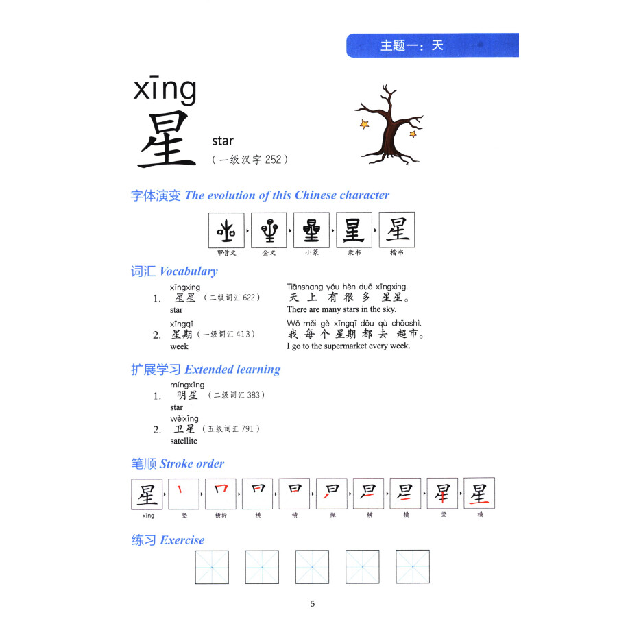 Sample pages of Learning Chinese Characters Through Pictograms by Heart (ISBN:9787561965818)