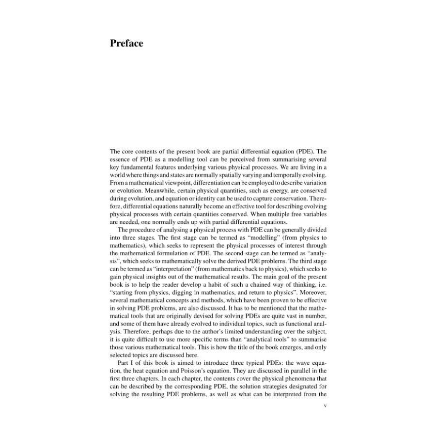 Sample pages of Equations and Analytical Tools in Mathematical Physics: A Concise Introduction (ISBN:9787030706973)