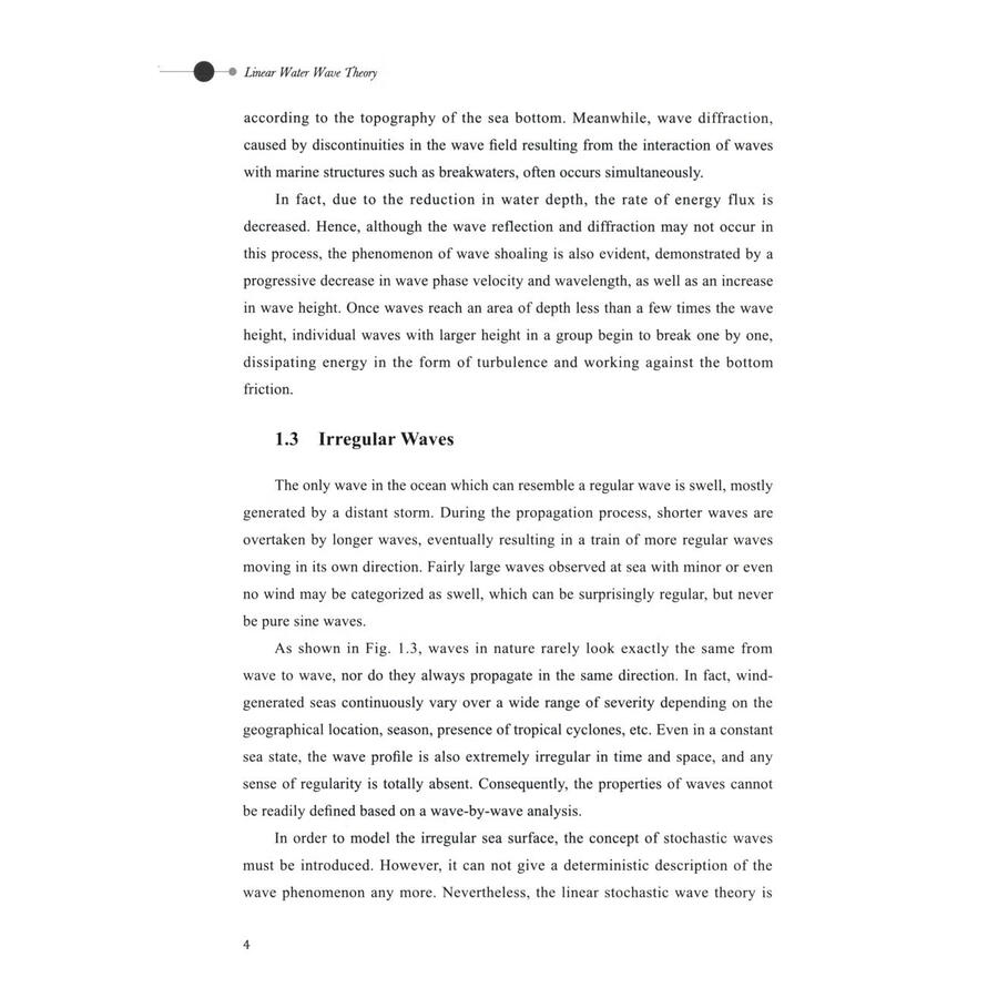 Sample pages of Linear Water Wave Theory (ISBN:9787567041905)