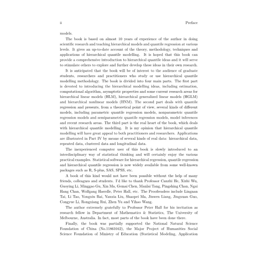 Sample pages of Hierarchical Quantile Modeling: Theory, Methodology and Applications (ISBN:9787030699039)