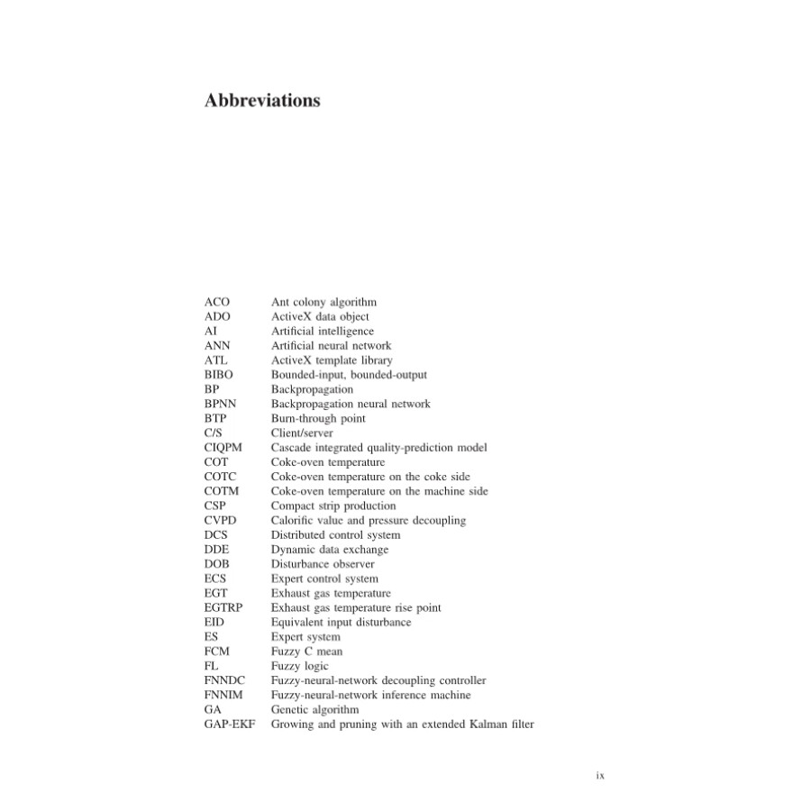 Sample pages of Intelligent Optimization and Control of Complex Metallurgical Processes (ISBN:9787030628855)