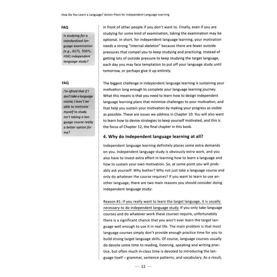 Sample pages of How Do You Learn a Language? Action Plans for Independent Language Learning (ISBN:9787305272806)