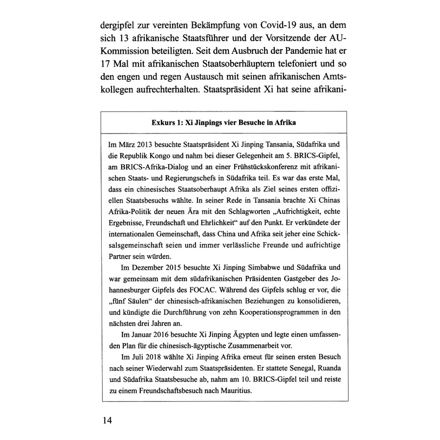 Sample pages of China und Afrika in der neuen Ara: Eine Partnerschaft auf Augenhohe (ISBN:9787119129617)