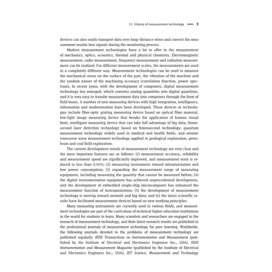 Sample pages of Fundamentals of Measurement Technology (ISBN:9787030608765)