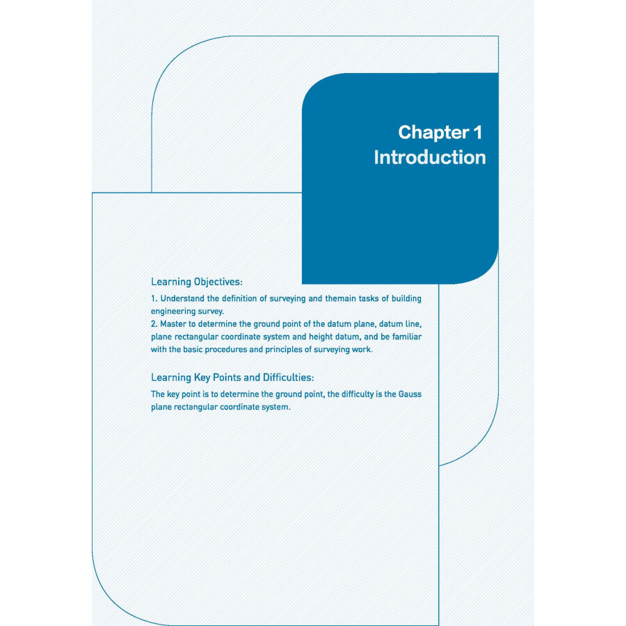 Sample pages of Serial Textbook for the Architecture and Civil Engineering Along "the Belt and Road": Building Engineering Surveying (ISBN:9787112273508)
