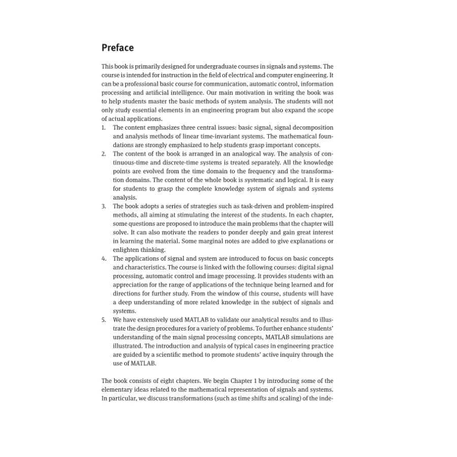 Sample pages of Signals and Systems (ISBN:9787030586063)