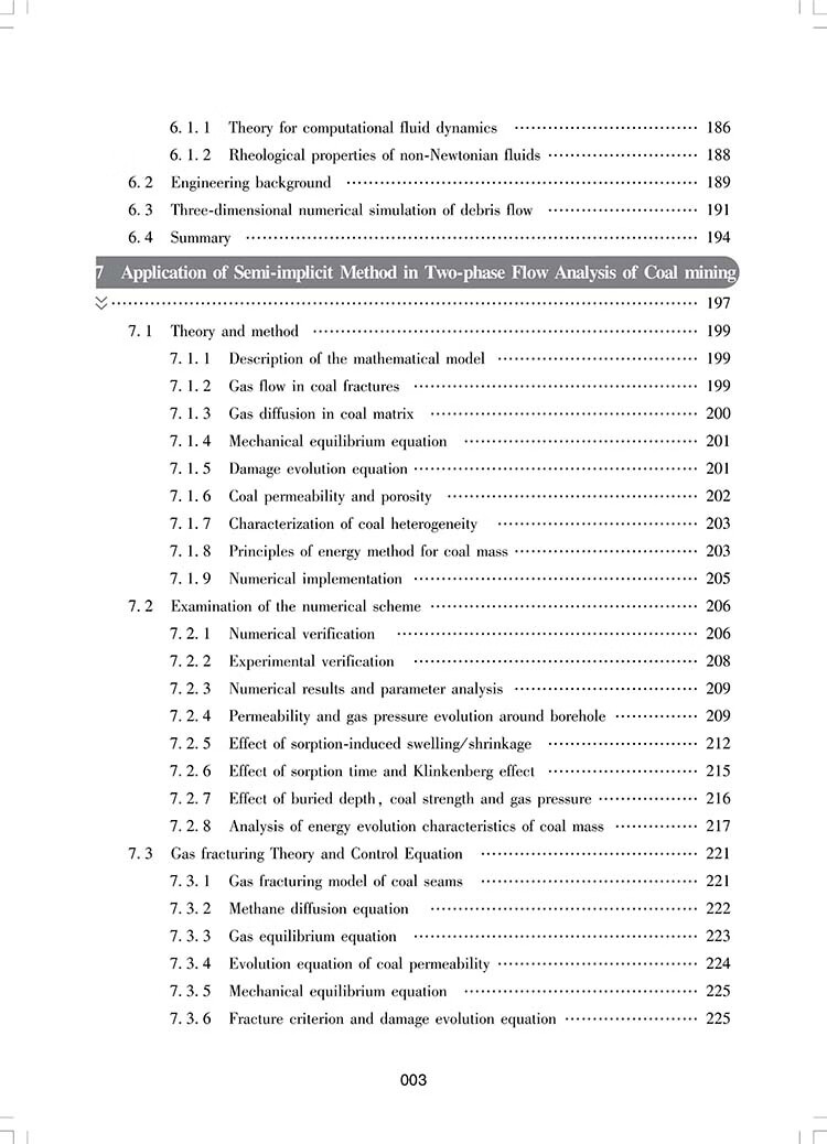 Table of contents: Application of Explicit and Semi-implicit Computational Methods in Geomechanics (ISBN:9787523214435)