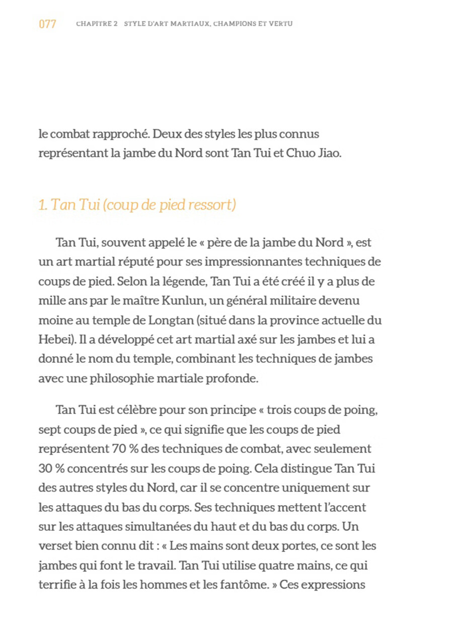 Sample pages of Arts Martiaux Chinois - légende et réalité (ISBN:9787513828512)