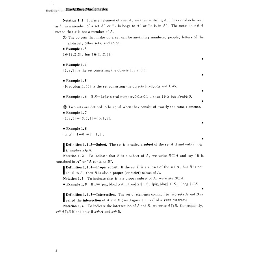 Sample pages of Pre-U Pure Mathematics (ISBN:9787568408523)