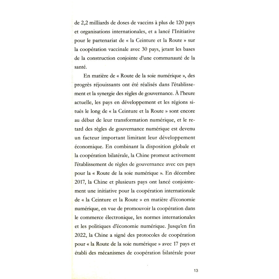 Sample pages of Dix ans de l’initiative, La Ceinture et la Route: Coordination politique (ISBN:9787119135861)