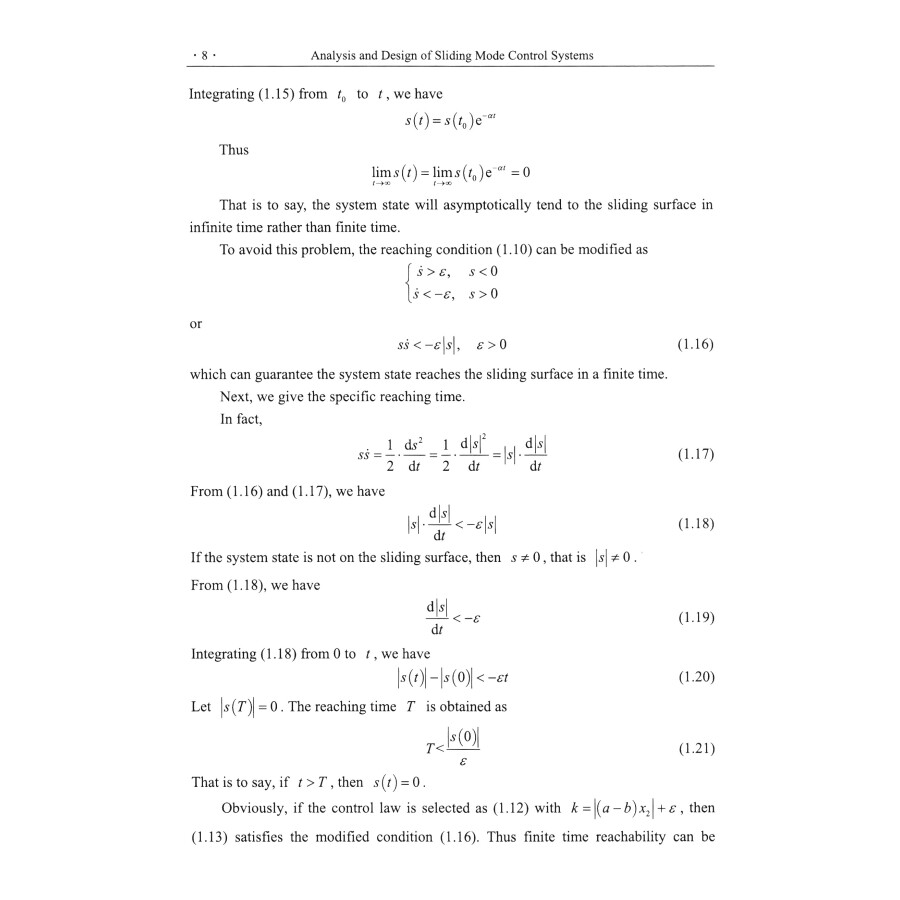 Sample pages of Analysis and Design of Sliding Mode Control Systems (ISBN:9787030529220)