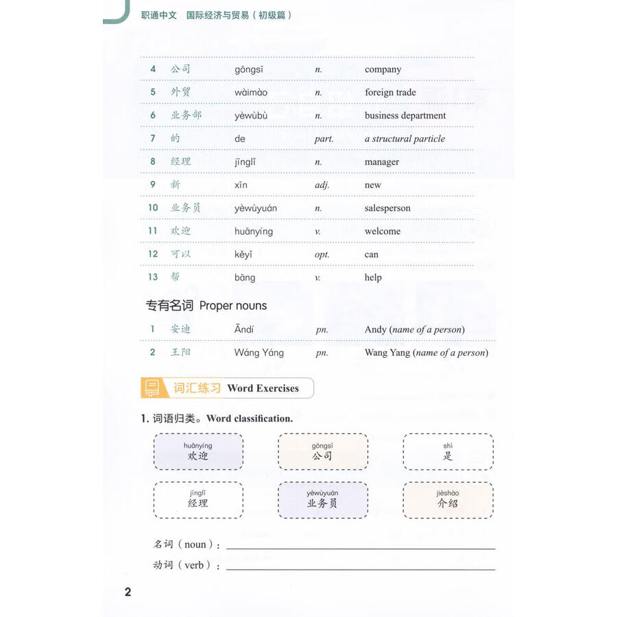 Sample pages of Access to Vocational Chinese: International Economics and Trade Elementary (ISBN:9787561960943)