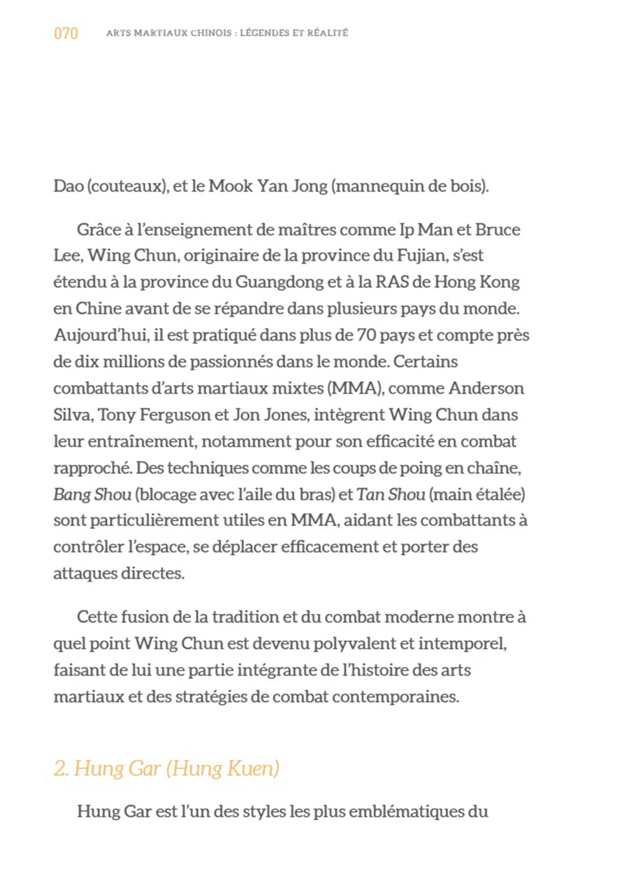 Sample pages of Arts Martiaux Chinois - légende et réalité (ISBN:9787513828512)