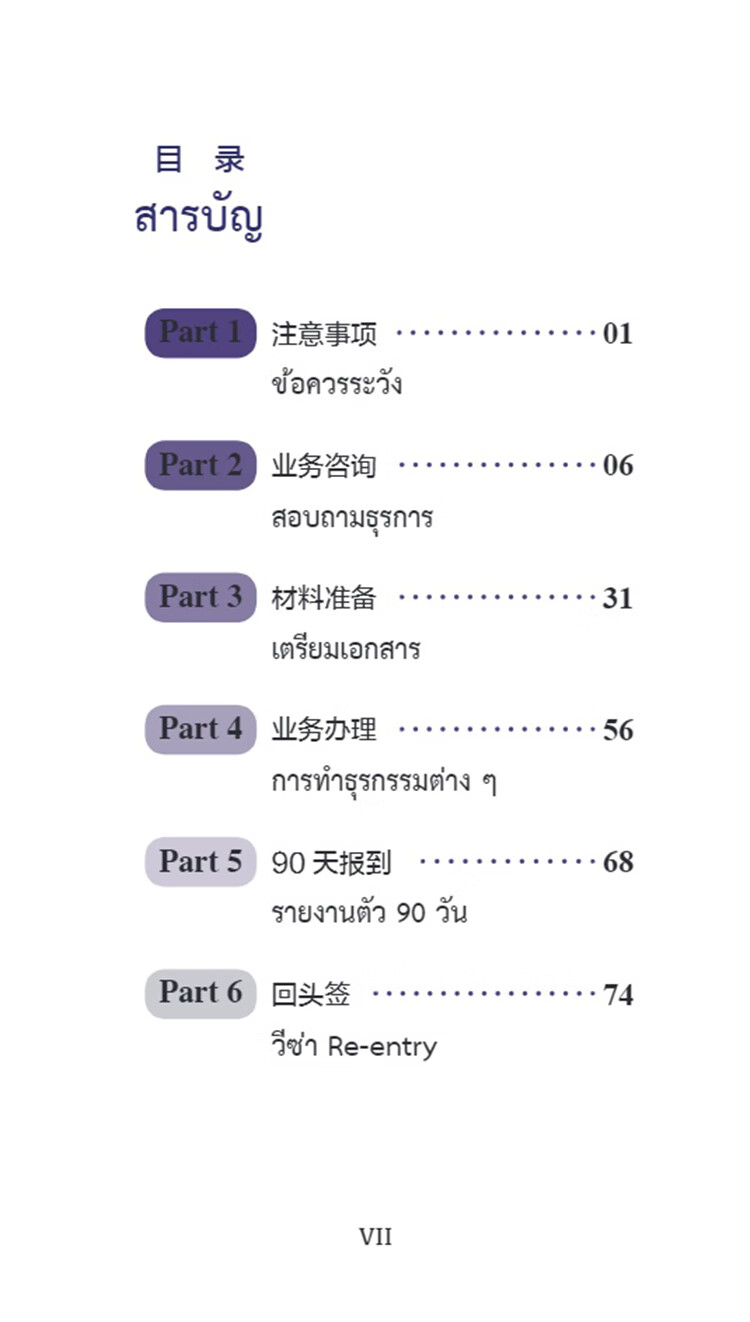 Table of contents: Chinese Pocket Book for Thai Tourism Industry: Chinese 100 at the Immigration Office (ISBN:9787513824965)