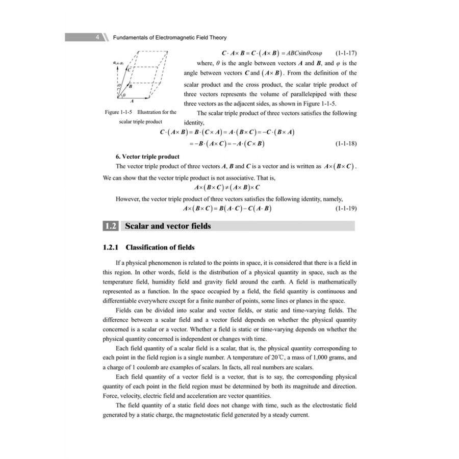 Sample pages of Fundamentals of Electromagnetic Field Theory (ISBN:9787512148895)