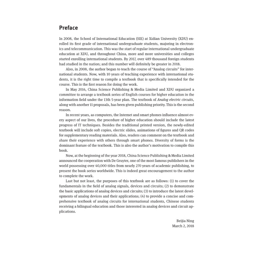 Sample pages of Analog Electronic Circuits (ISBN:9787030586056)