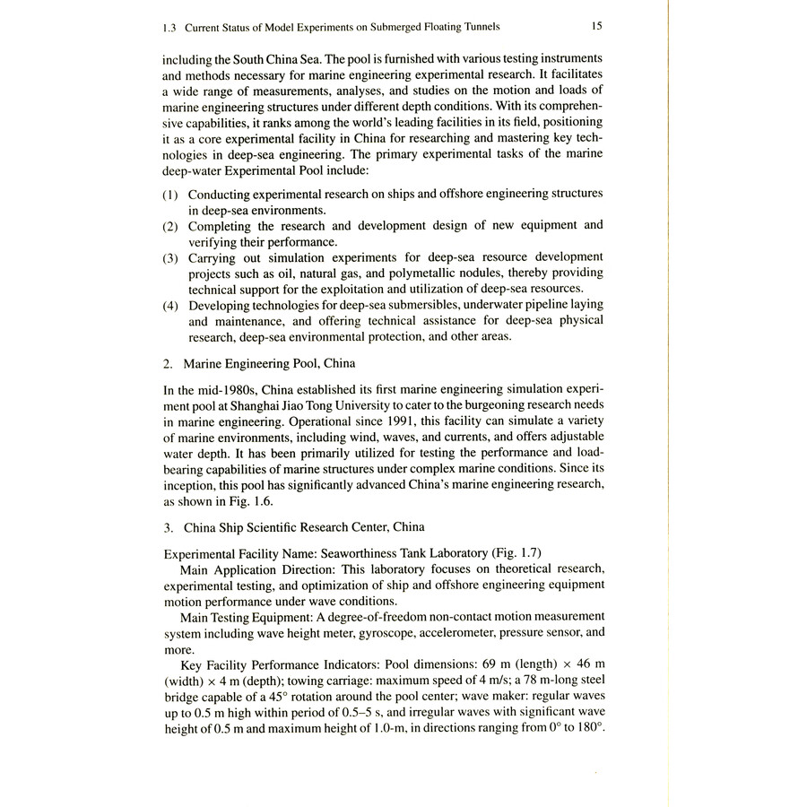 Sample pages of Submerged Floating Tunnel Model Experiment Under Wave-Current Field (ISBN:9787577403595)