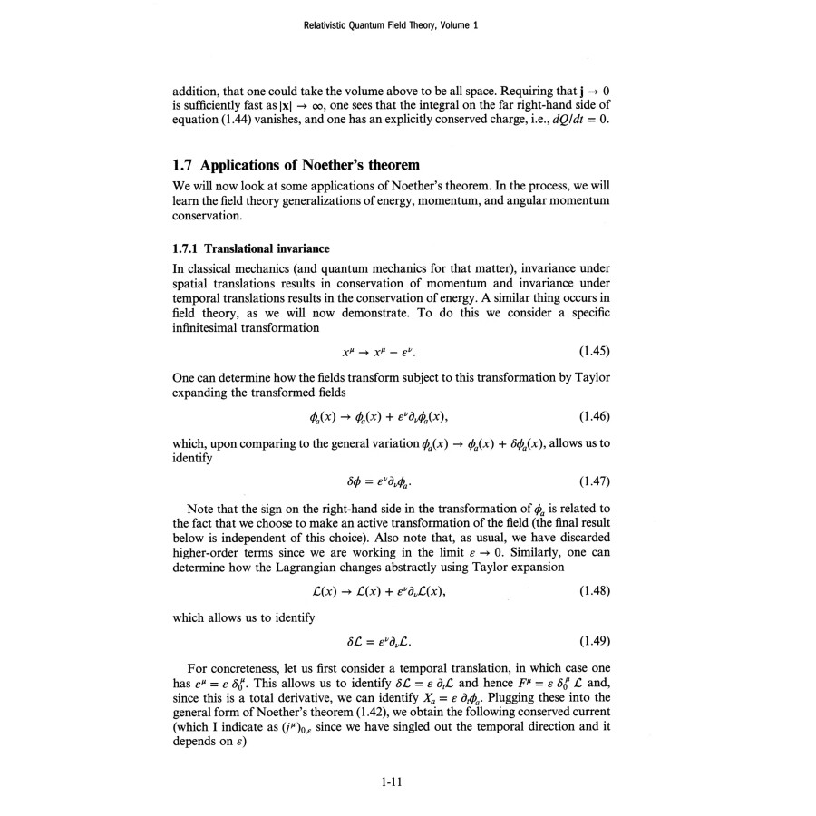 Sample pages of Relativistic Quantum Field Theory: Volume 1, Canonical Formalism (ISBN:9787576706574)