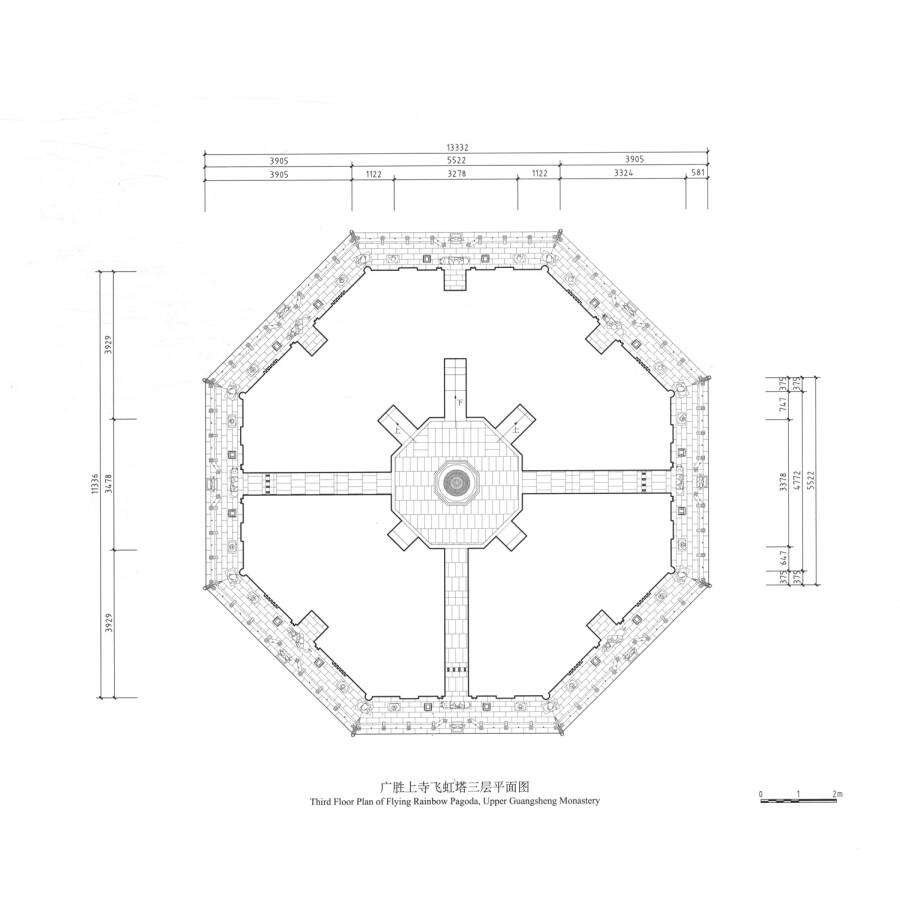 Sample pages of Traditional Chinese Architecutre Surveying and Mapping Series: Religions Architecutre - ARCHITECTURE COMPLEX OF HONGTONG (ISBN:9787112245598)