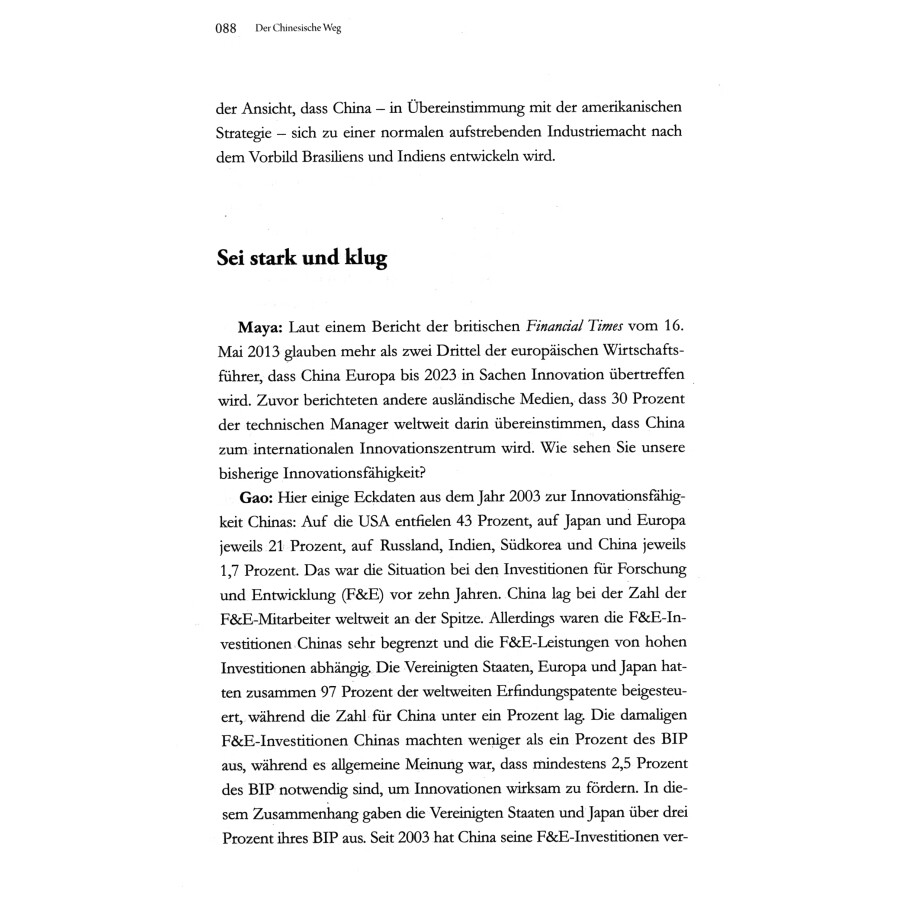 Sample pages of Der chinesische Weg - Interviews mit fuhrenden chinesischen Akademikern (ISBN:9787119123431)