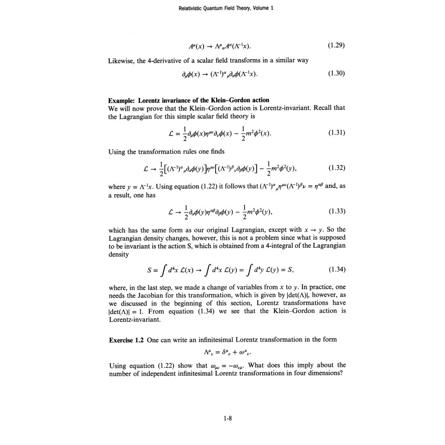 Sample pages of Relativistic Quantum Field Theory: Volume 1, Canonical Formalism (ISBN:9787576706574)
