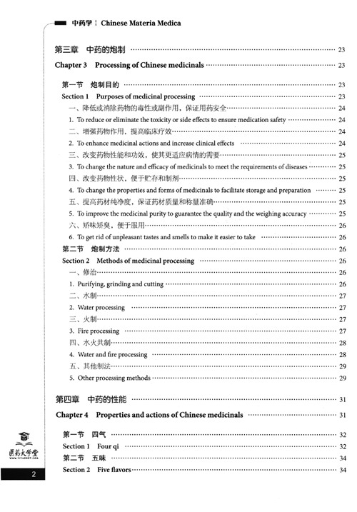 Table of contents: Bilingual Planned Textbooks for Chinese Materia Medica Majors in TCM Colleges and Universitties: Chinese Materia Medica (ISBN:9787521418736)