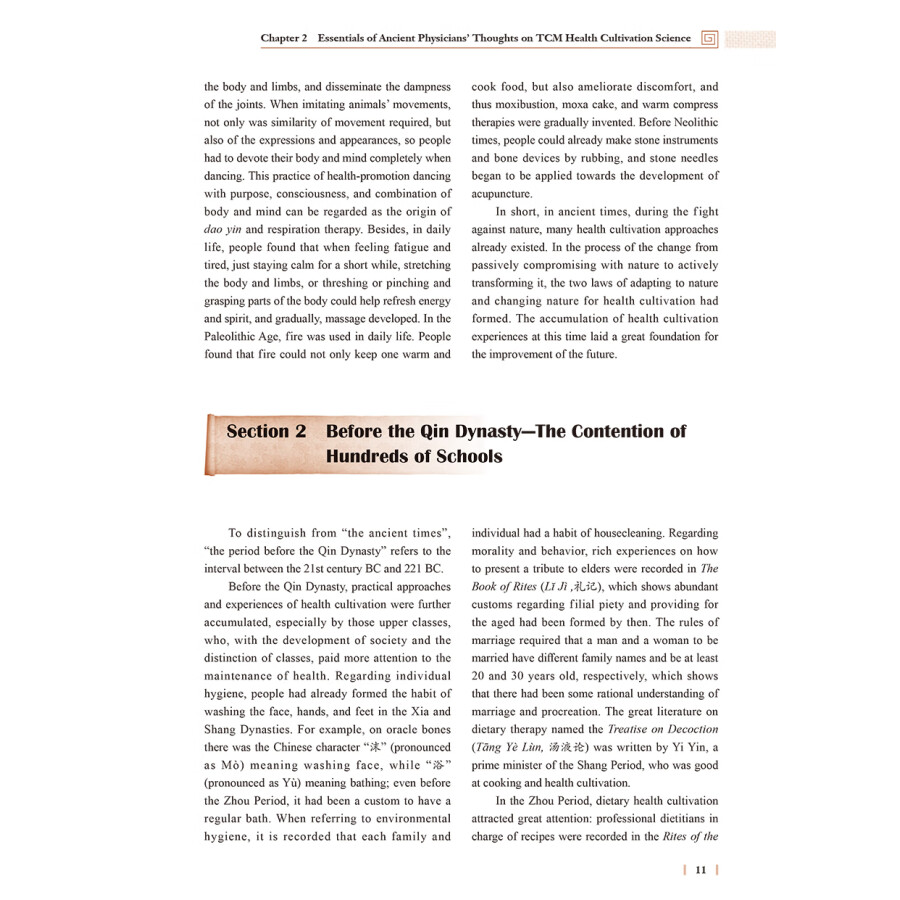 Sample pages of TCM Textbooks for National Colleges and Universities For International Students and Bilingual Teaching: Health Cultivation in Chinese Medicine (2nd Edition) (ISBN:9787117332835)
