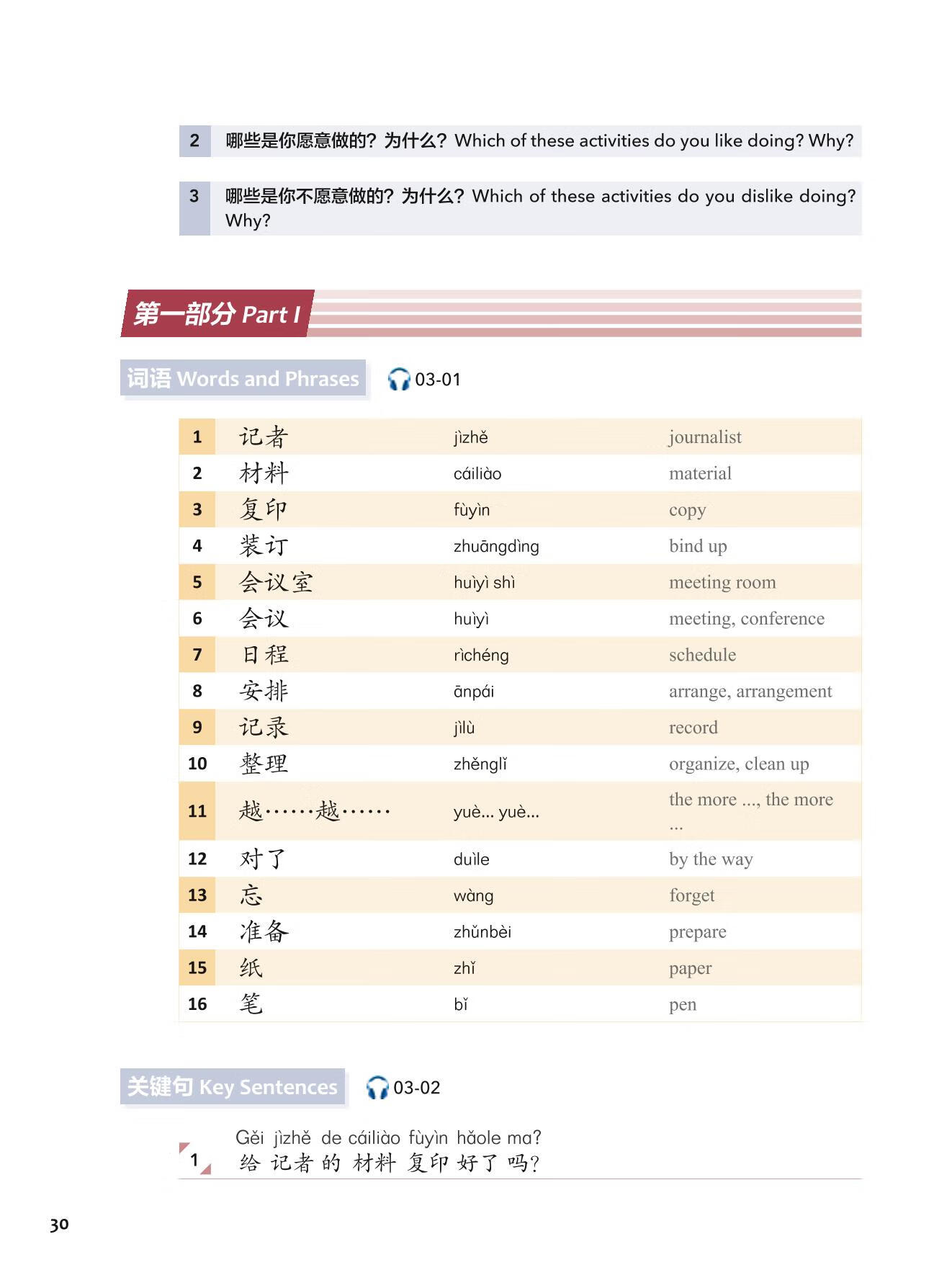 Sample pages of Experiencing Chinese Short-Term Course (Revised Edition): Official Communication in China (60 - 80 hours) (ISBN:9787040536959)