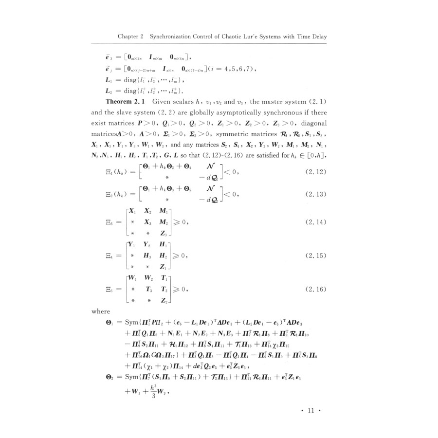 Sample pages of Synchronization Control Theory and Method for Several Classes of Chaotic Neural Networks (ISBN:9787561585658)