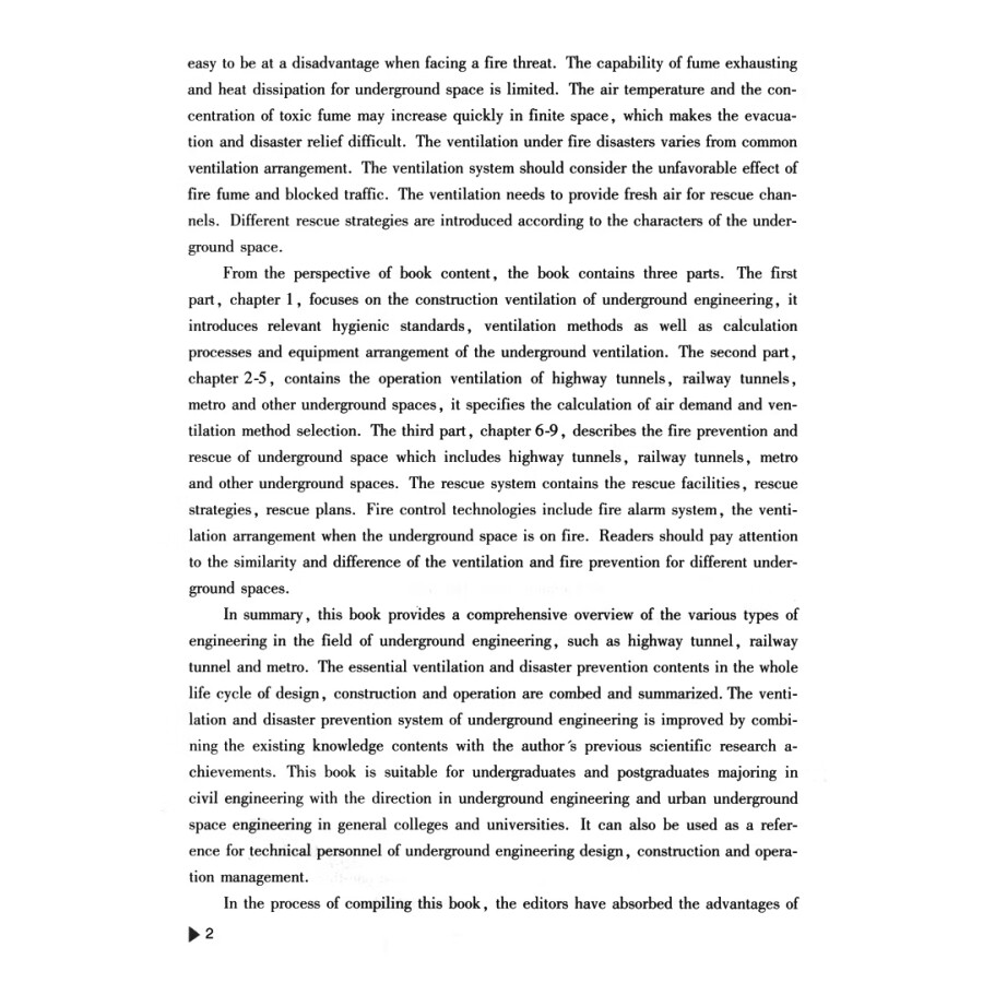 Sample pages of Underground Engineering Ventilation Disaster Prevention & Enviornmental Control (ISBN:9787114158193)