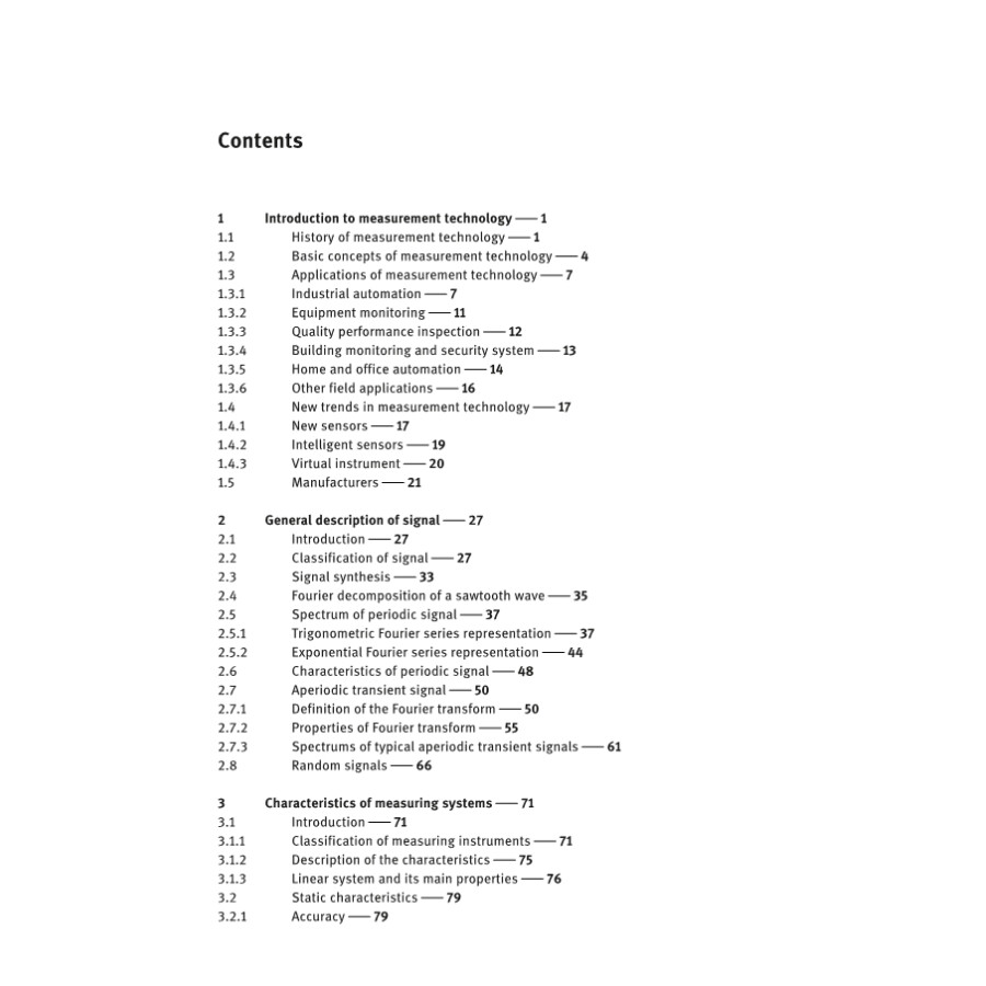 Sample pages of Fundamentals of Measurement Technology (ISBN:9787030608765)
