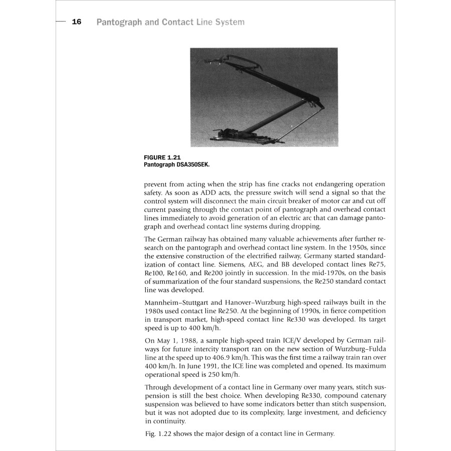 Sample pages of Pantograph and Contact Line System (ISBN:9787564361365)