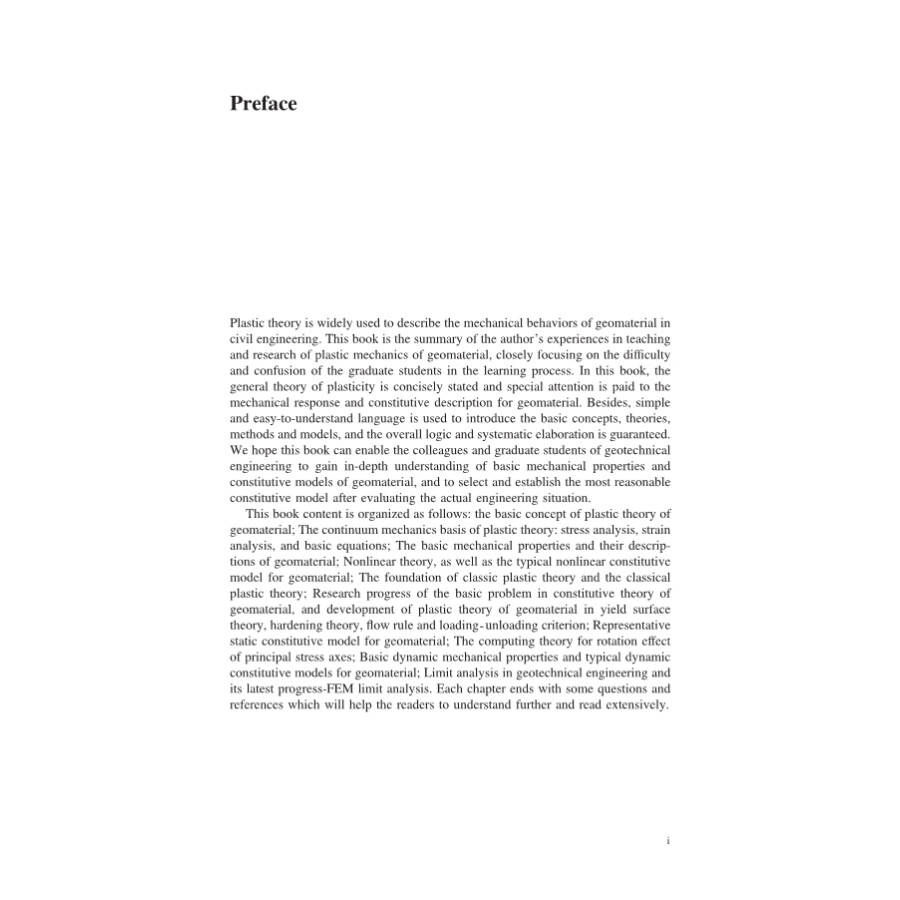 Sample pages of Plastic Mechanics of Geomaterial (ISBN:9787030601827)