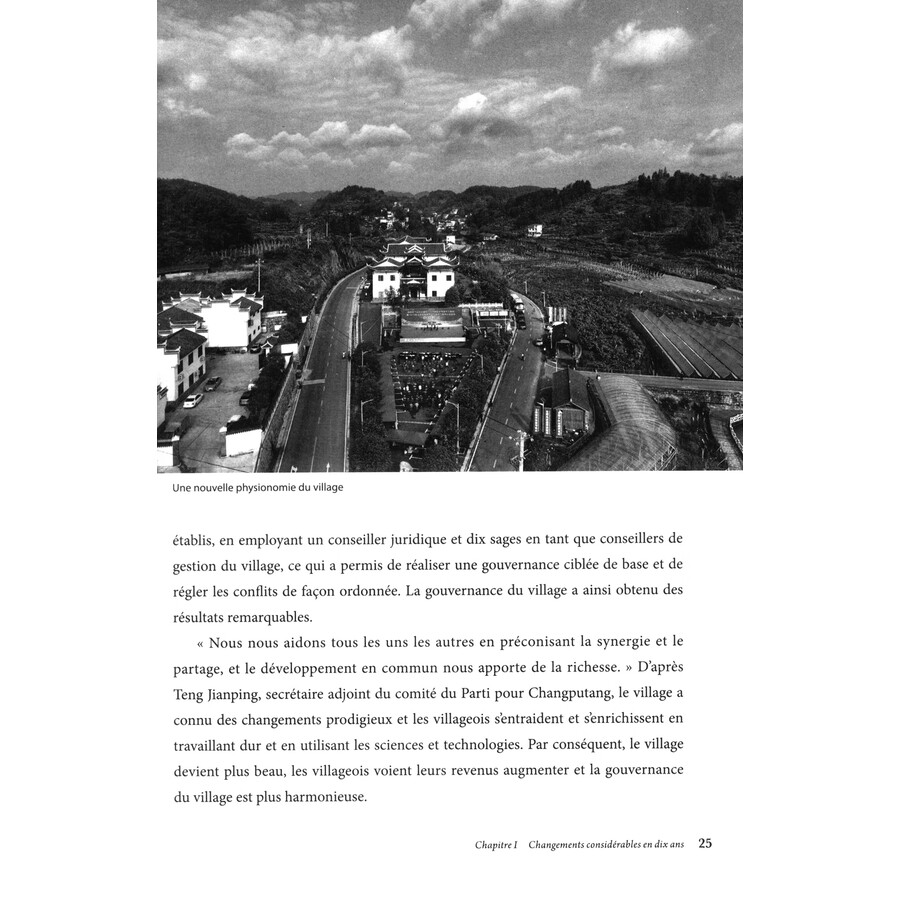 Sample pages of UN VILLAGE: HEUREUX A XIANGXI - Changputang sur la voie de la société de moyenne aisance (ISBN:9787119140346)