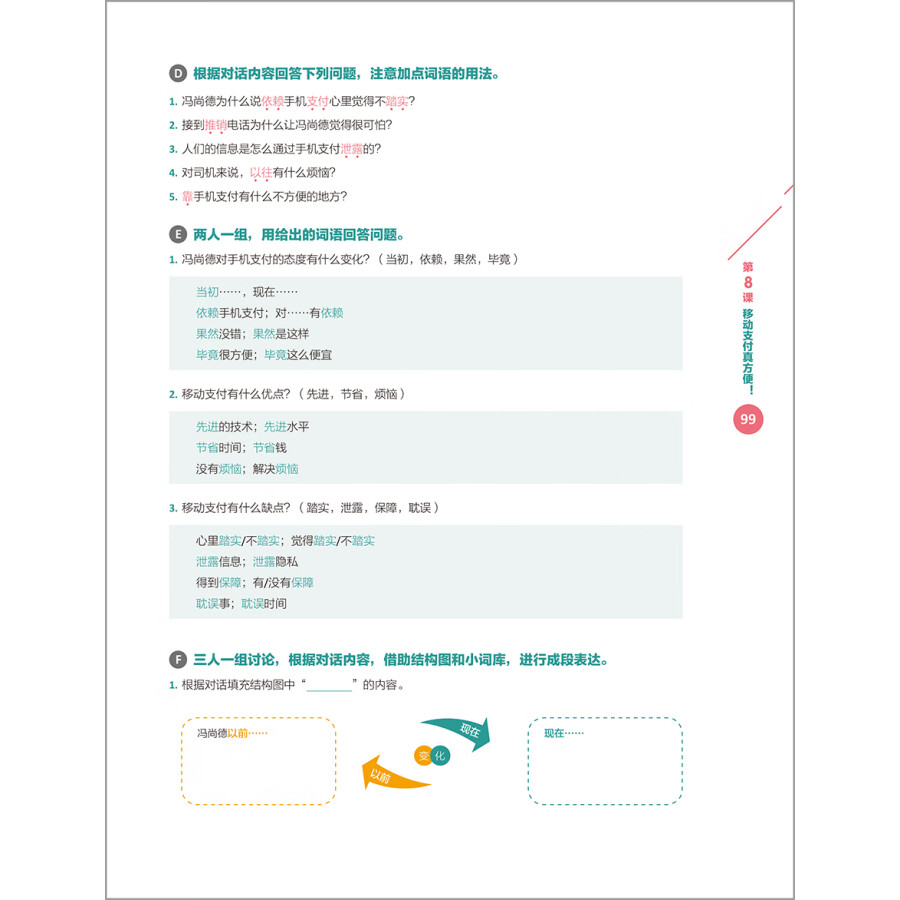 Sample pages of New Era Spoken Chinese Series Intermediate Level 2 (ISBN:9787521339451)