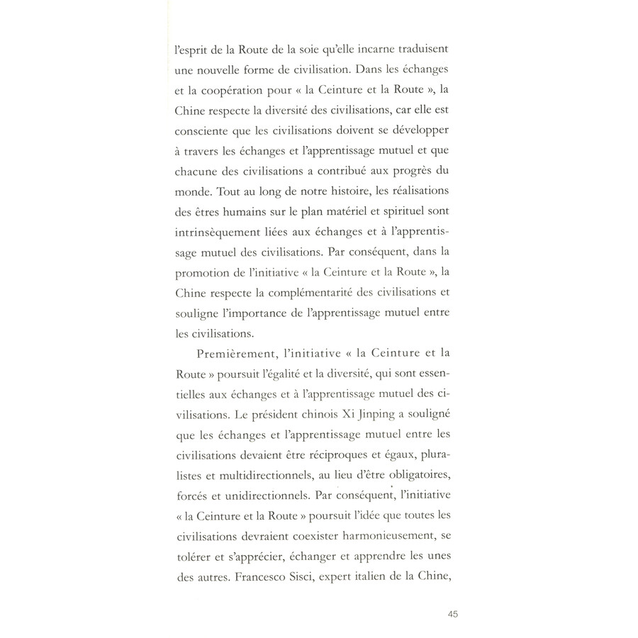Sample pages of Dix ans de l’initiative La Ceinture et la Route: Compréhension mutuelle des peuples (ISBN:9787119135953)